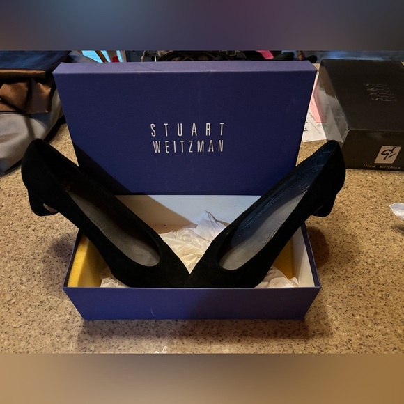 Vintage Stuart Weitzman Square heel 9 1/2 - Picture 3 of 9